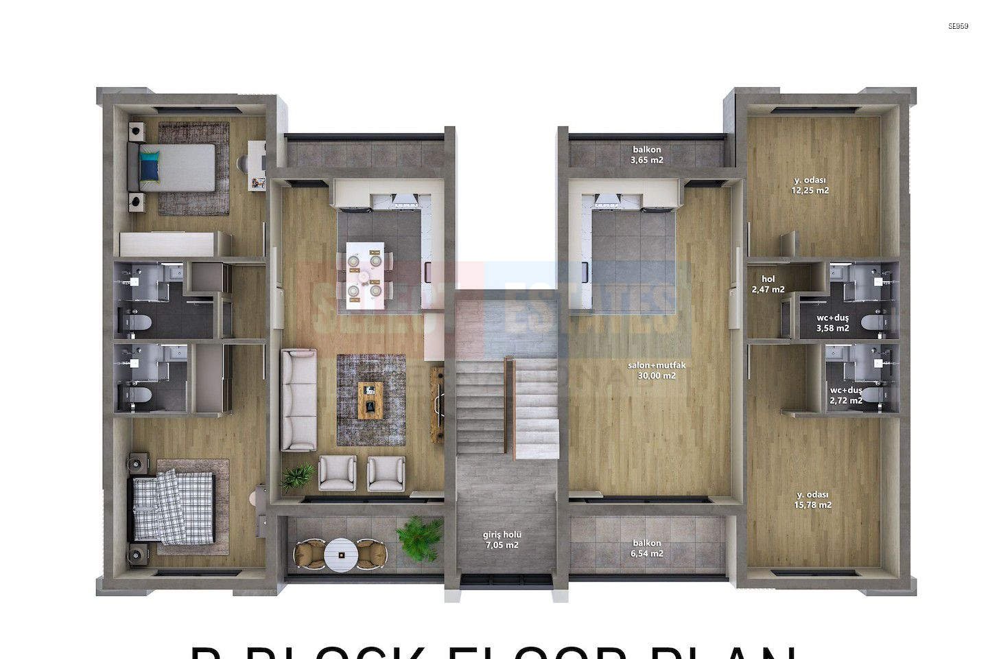 Luxury 2+1 Apartment in Alsancak
