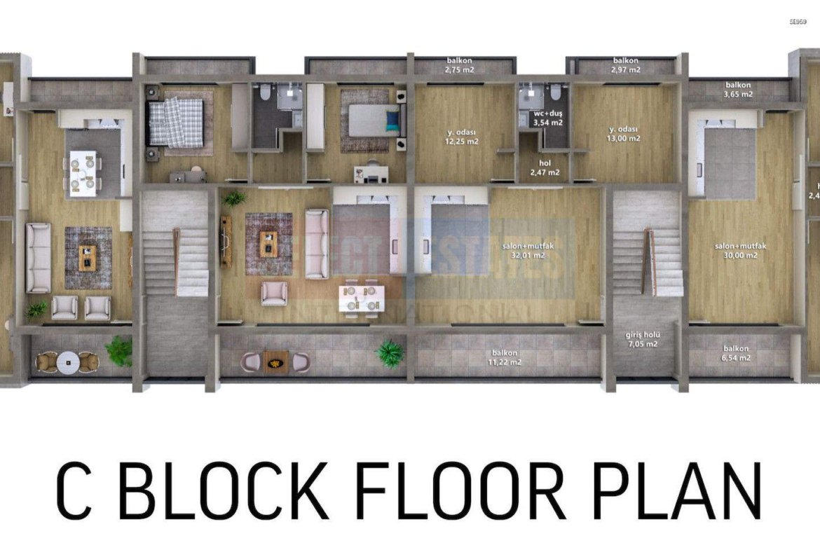 Luxury 2+1 Apartment in Alsancak