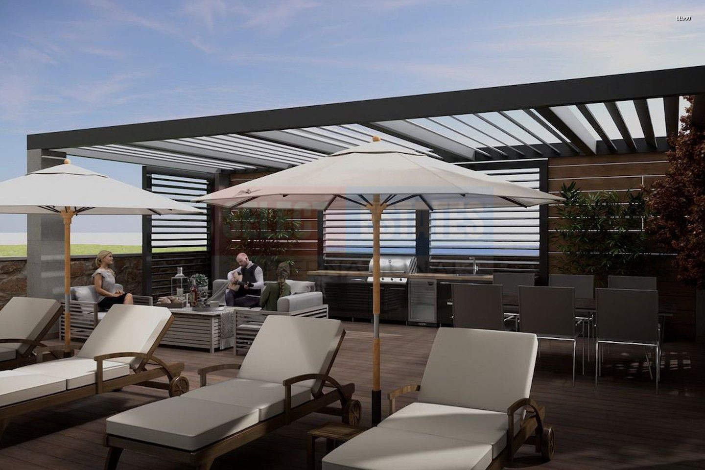 Alsancak Luxury Penthouse with Terrace