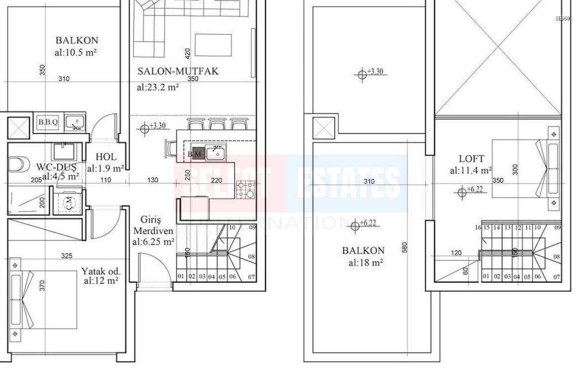 Sea View Loft Ready for Immediate Delivery