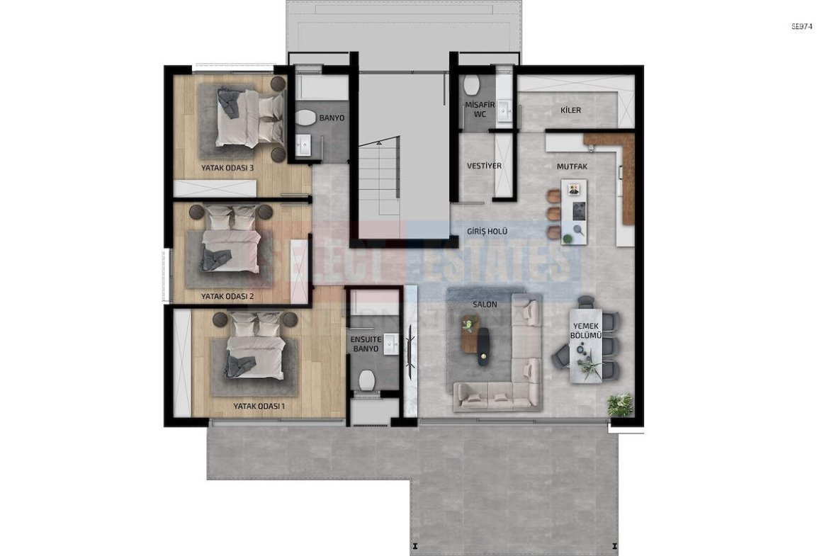 Sea View Apartment in İskele