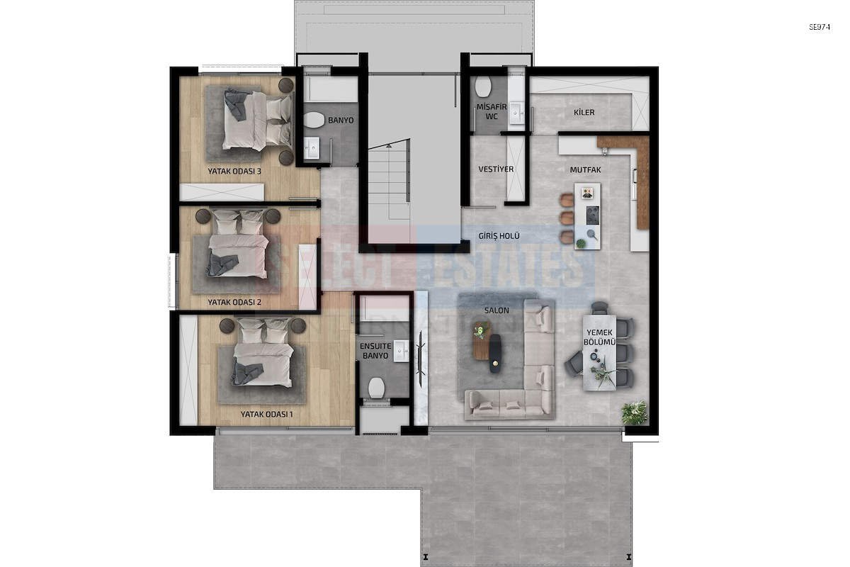 Sea View Apartment in İskele