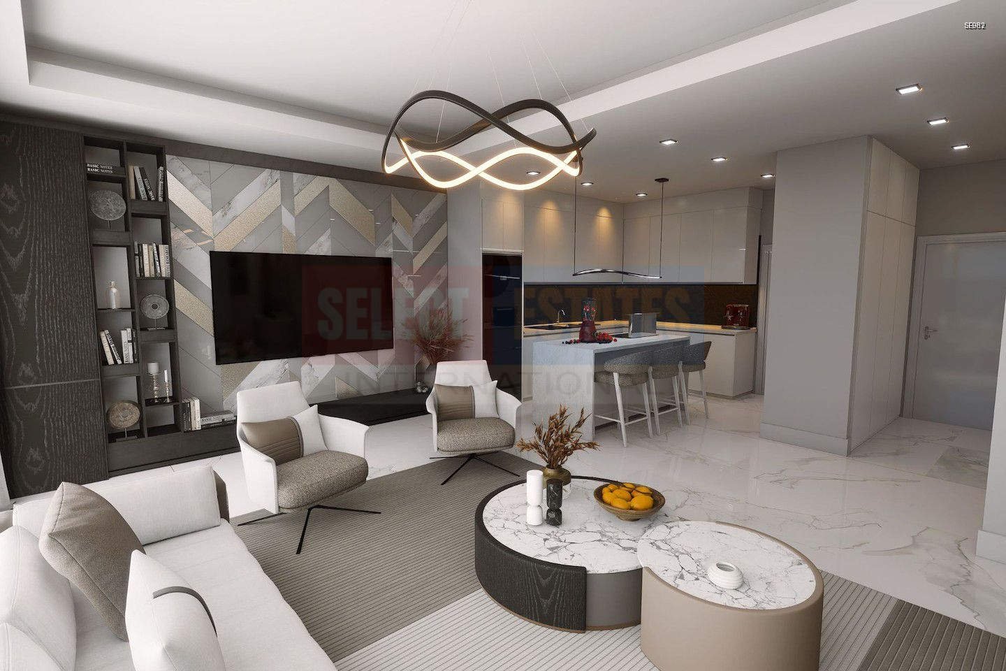 SE982_004 Seaside Luxury Penthouse in Tatlısu