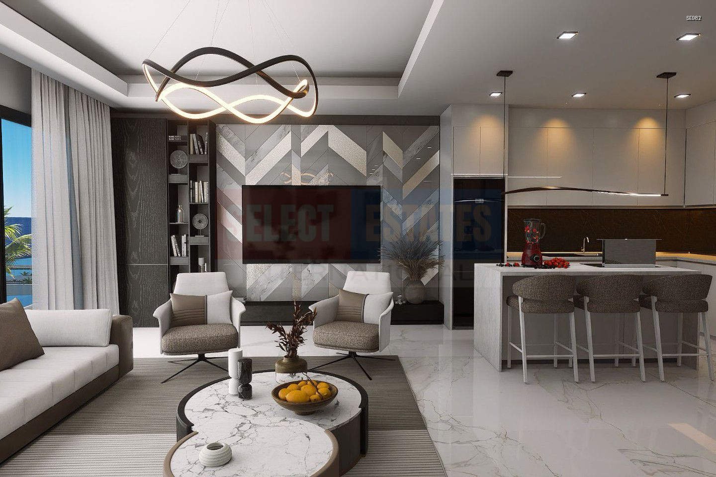 SE982_009 Seaside Luxury Penthouse in Tatlısu