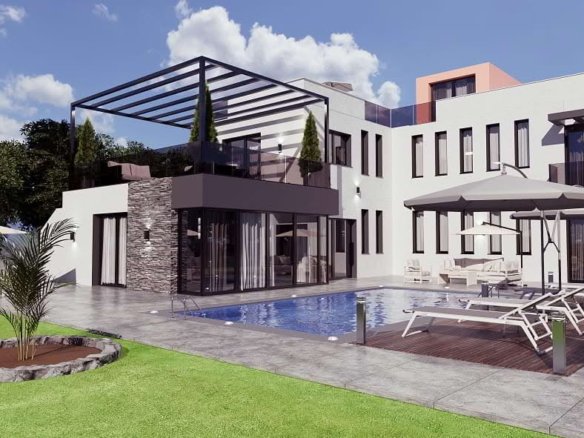Luxury Detached Villa with Pool in Karşıyaka