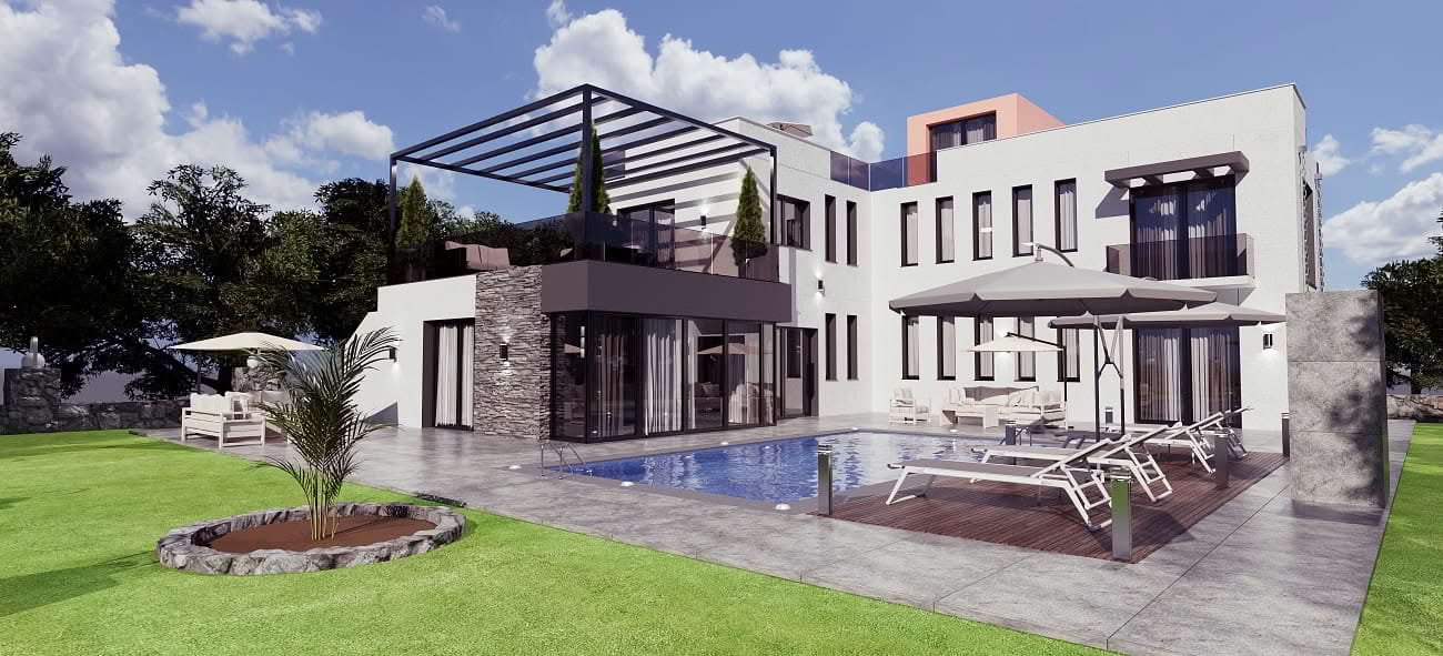 Luxury Detached Villa with Pool in Karşıyaka
