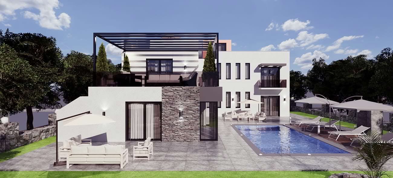 Luxury Detached Villa with Pool in Karşıyaka