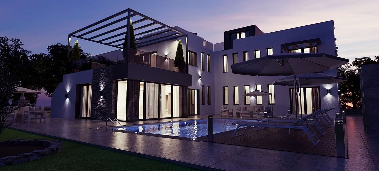 Luxury Detached Villa with Pool in Karşıyaka