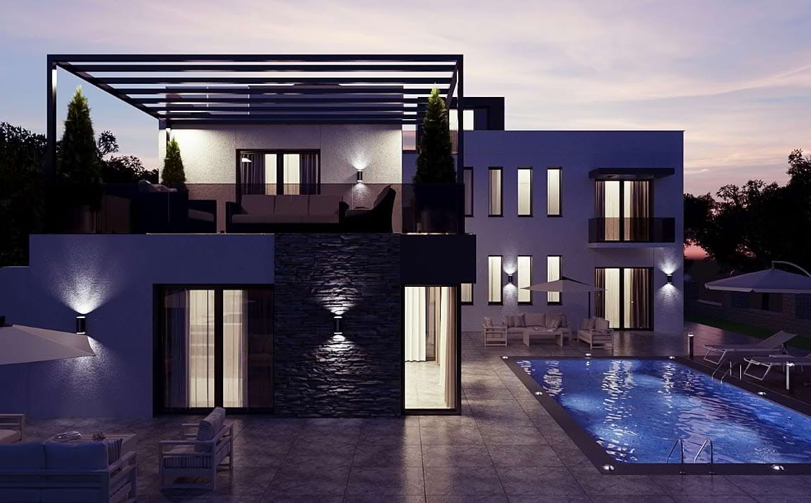 Luxury Detached Villa with Pool in Karşıyaka