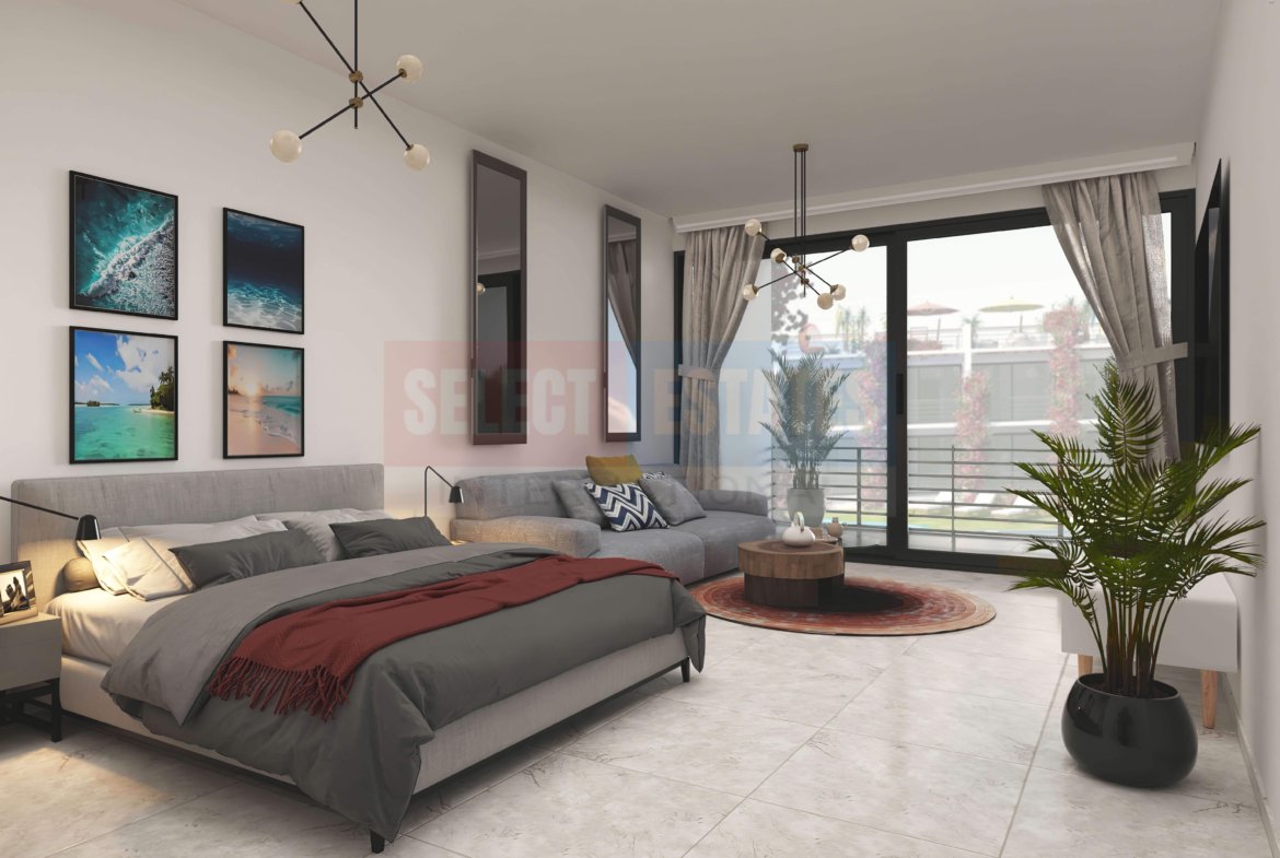 Ready to Move Furnished Studio in Esentepe