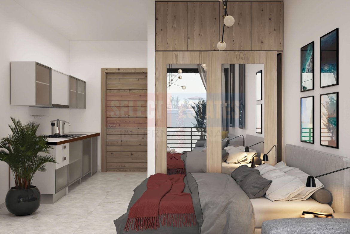 Ready to Move Furnished Studio in Esentepe