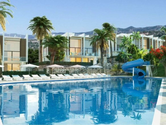 In Esentepe, Immediate Delivery with Garden Flat