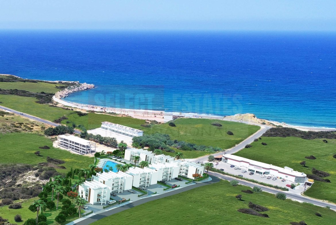 In Esentepe, Immediate Delivery with Garden Flat