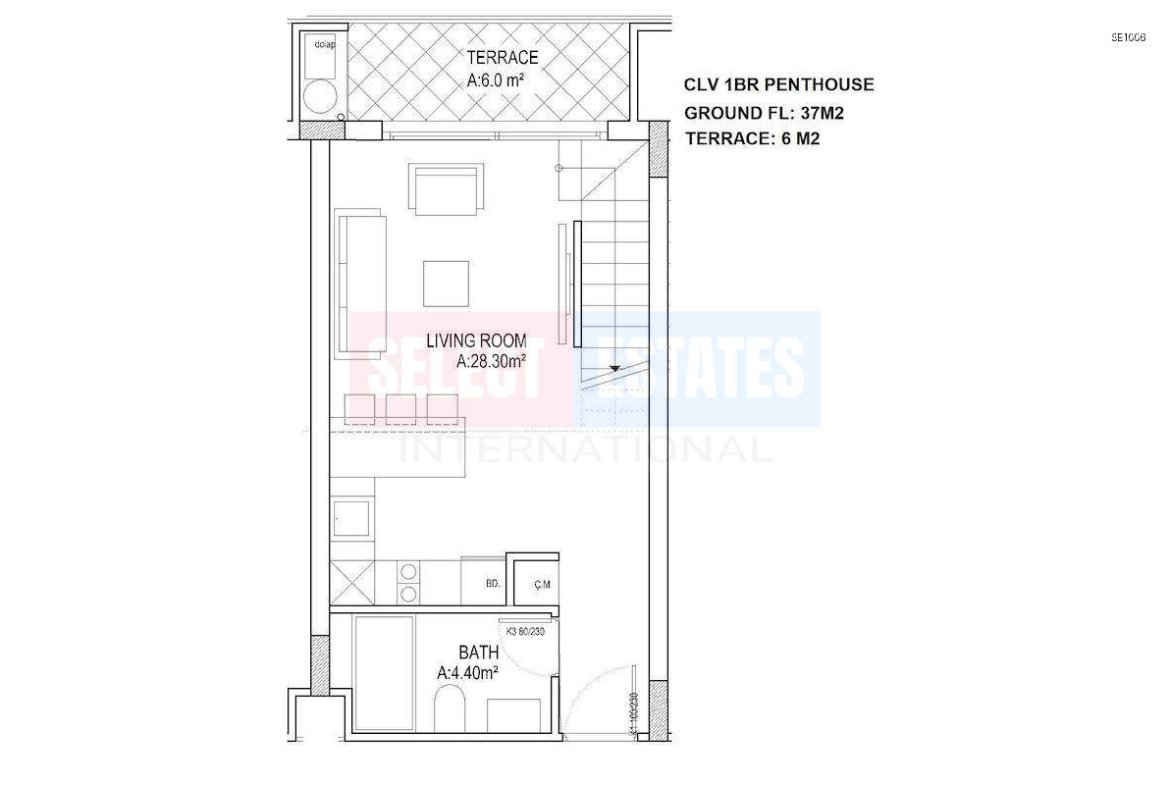 Luxury Penthouse Ready to Move In in Tatlısu