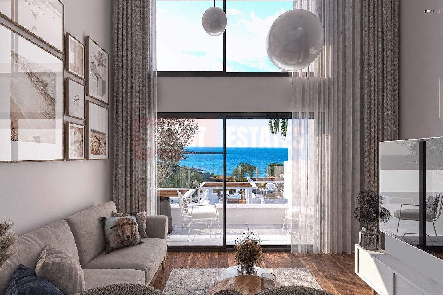 Sea View Duplex in Bahçeli