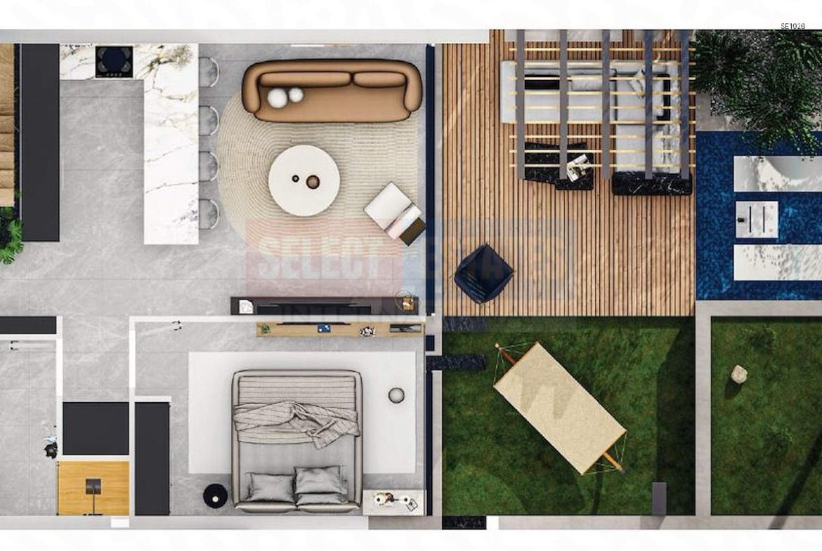 Modern Garden Loft Apartment in İskele