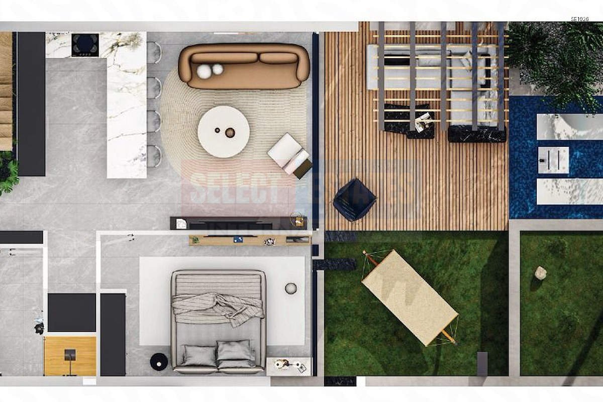 Modern Garden Loft Apartment in İskele