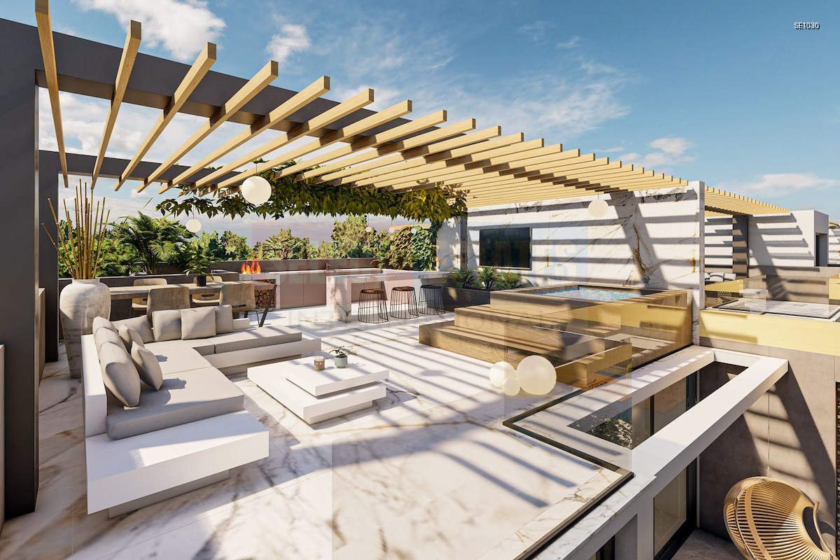 Penthouse with Terrace in İskele Ötüken
