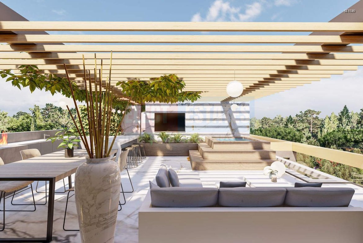 Penthouse with Terrace in İskele Ötüken