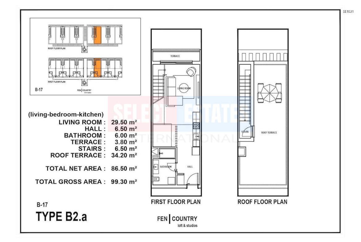 Luxury Penthouse with Terrace in Bahçeli