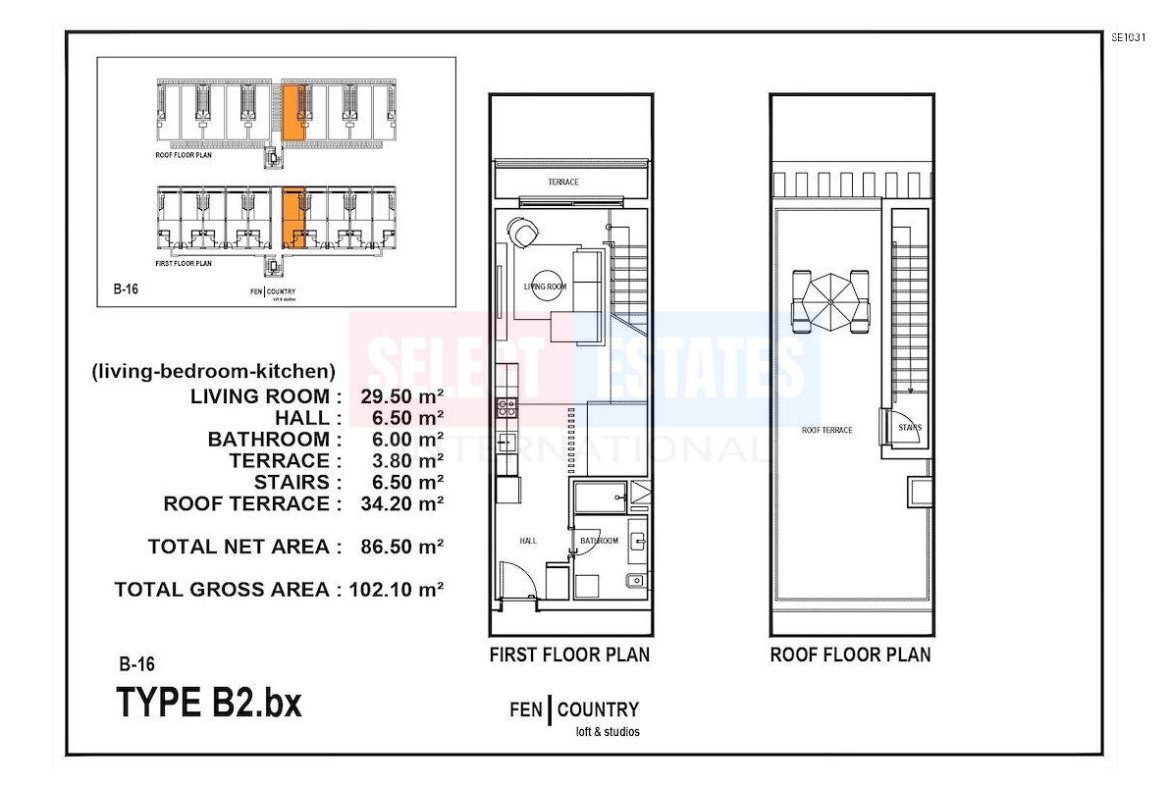 Luxury Penthouse with Terrace in Bahçeli