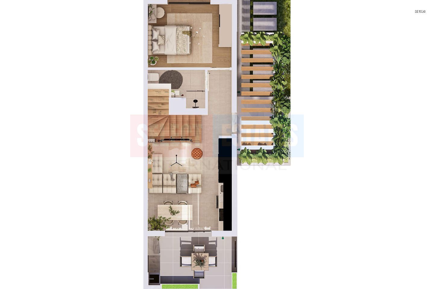 SE1036_025 Modern Loft with Garden in Tuzla