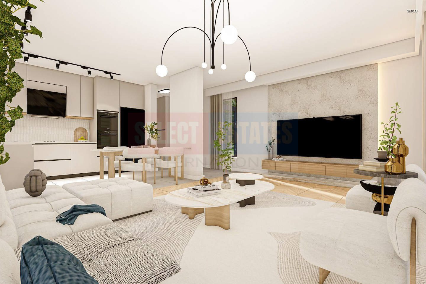 SE1038_002 Modern Garden Apartment in Tuzla