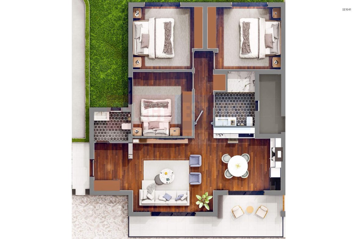 Ready-to-Move Garden Apartment in Iskele
