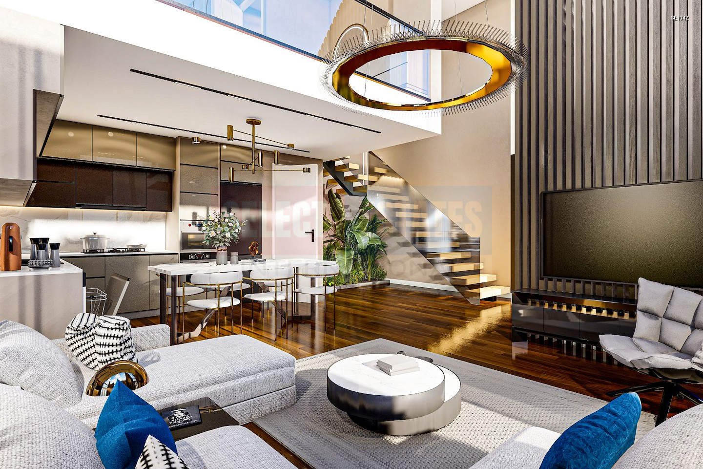 SE1042_003 Modern Loft Penthouse in Yeni Boğaziçi