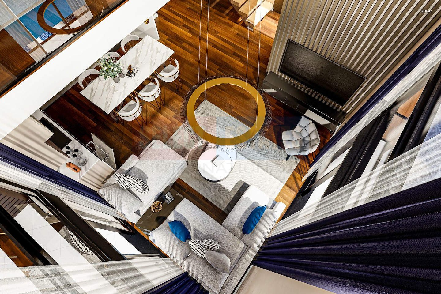 SE1042_005 Modern Loft Penthouse in Yeni Boğaziçi