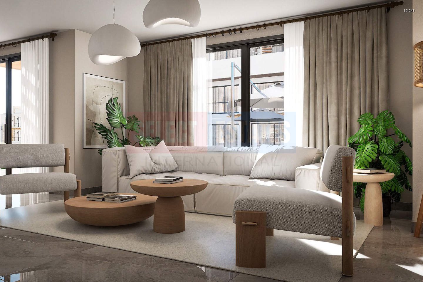 SE1043_001 Yeni Boğaziçi Luxury Garden Apartment