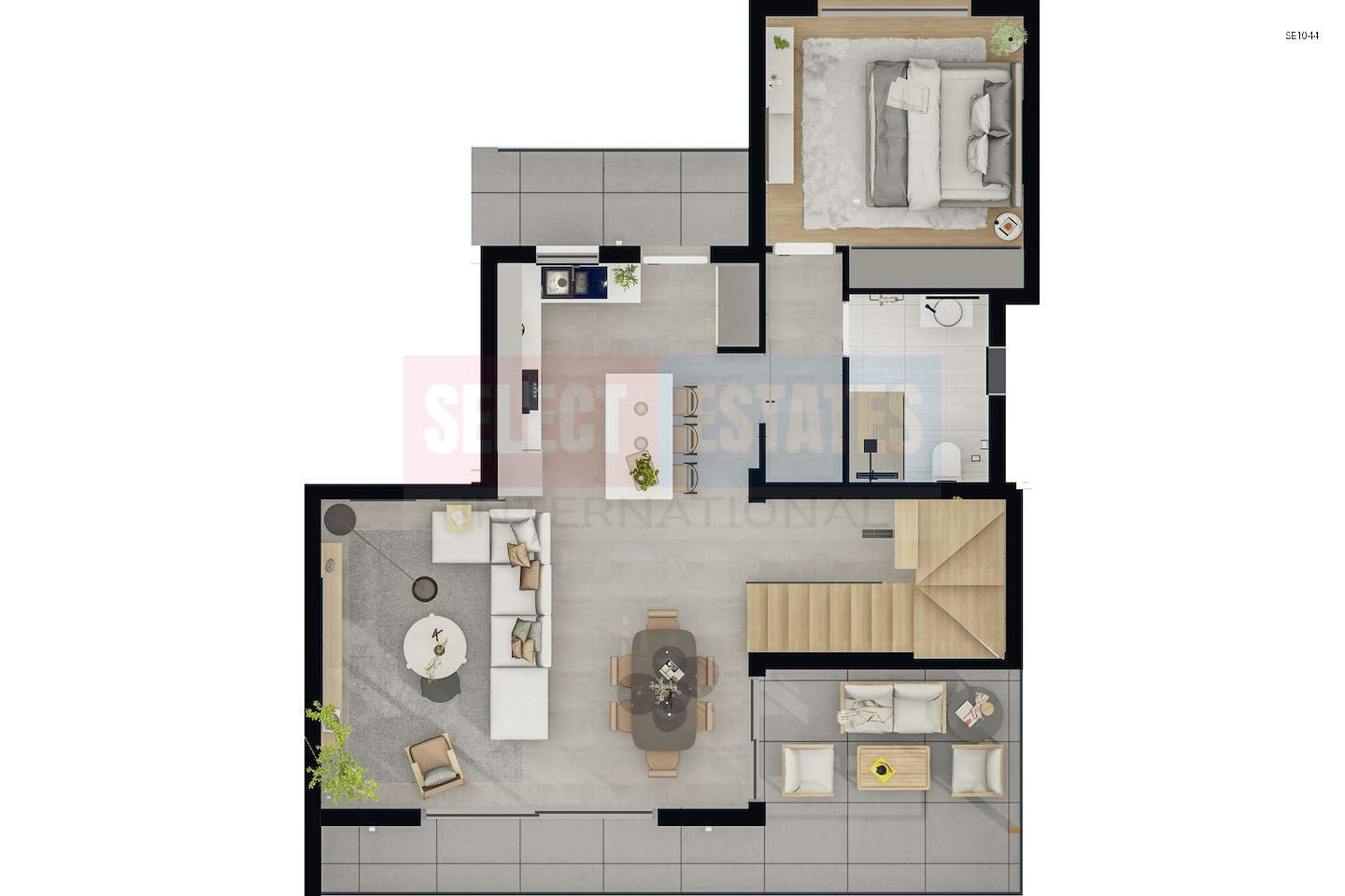 Ready Duplex with Terrace in Iskele