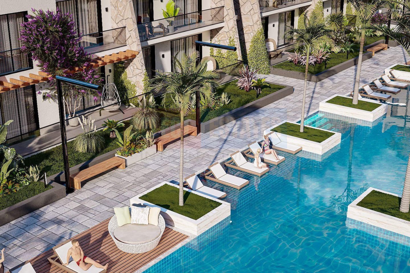 Ready to Move In Garden Apartment in İskele