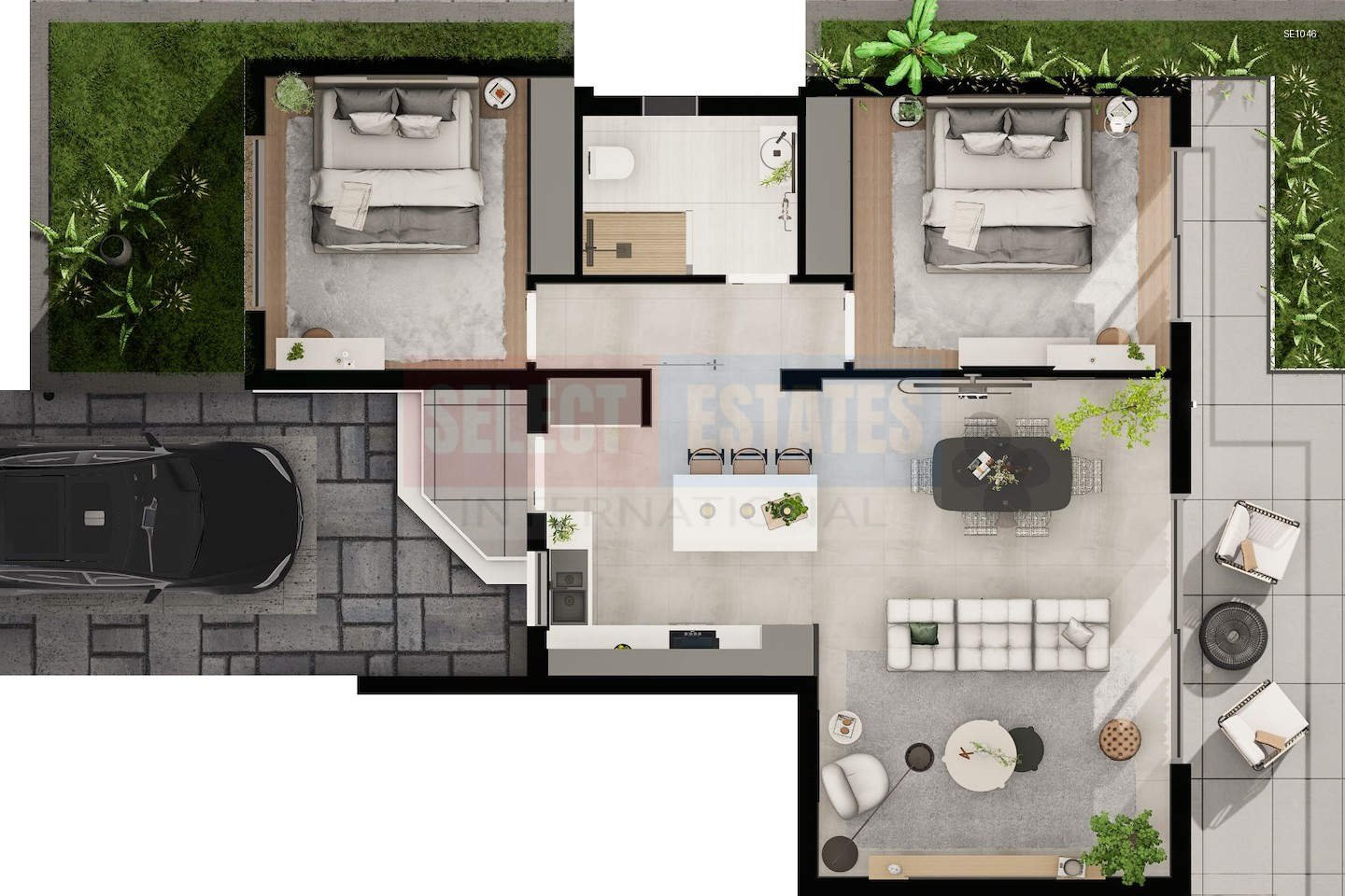 Ready to Move In Garden Apartment in İskele