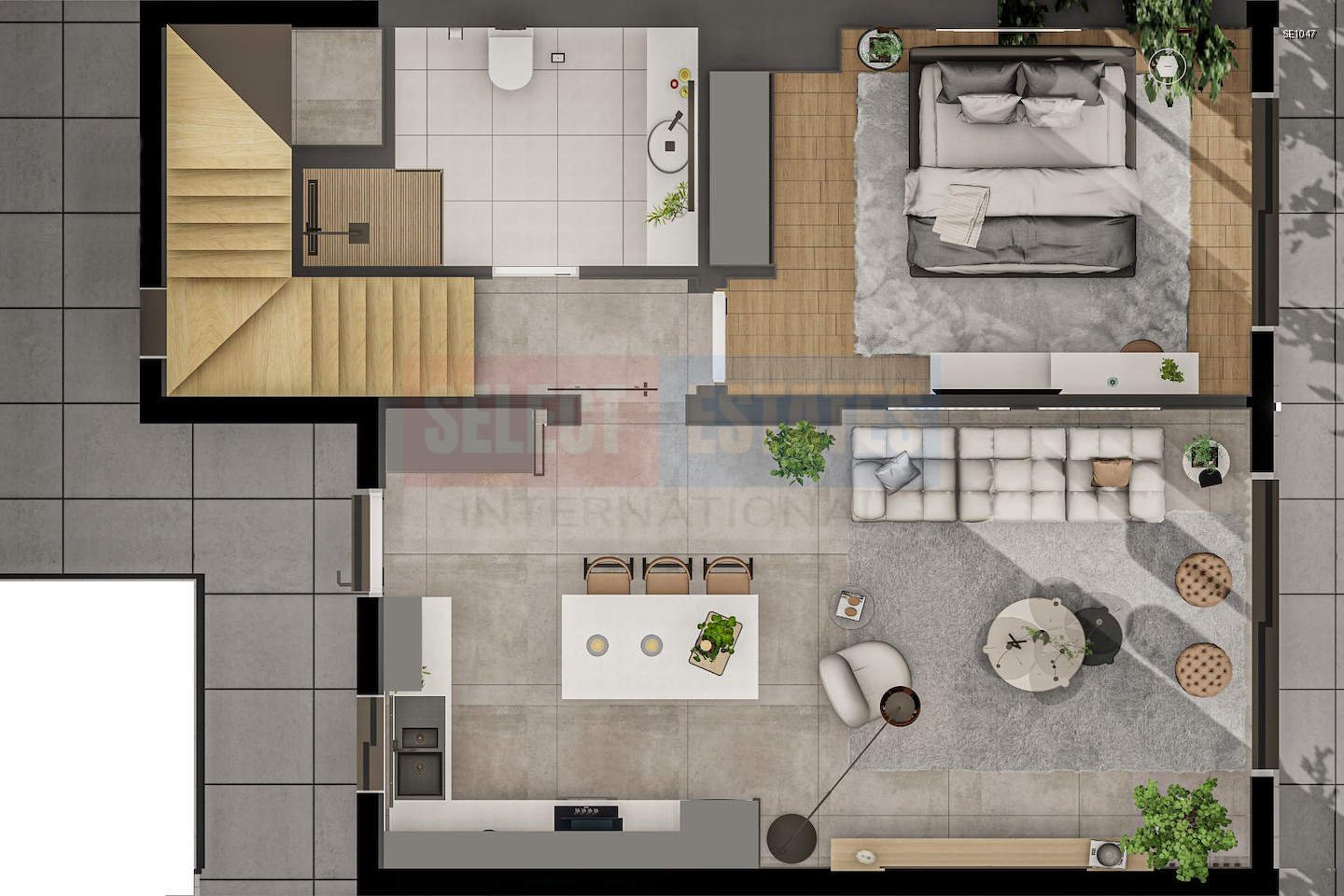 SE1047_022 Ready Luxury Loft Penthouse in İskele
