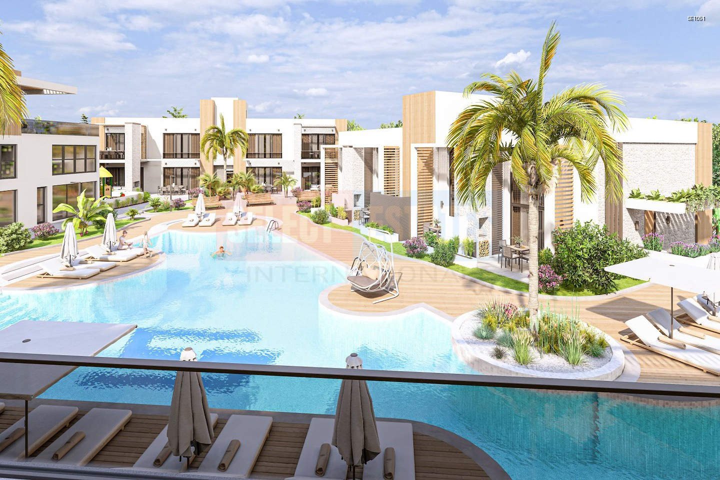 Modern Garden Apartment in Tuzla