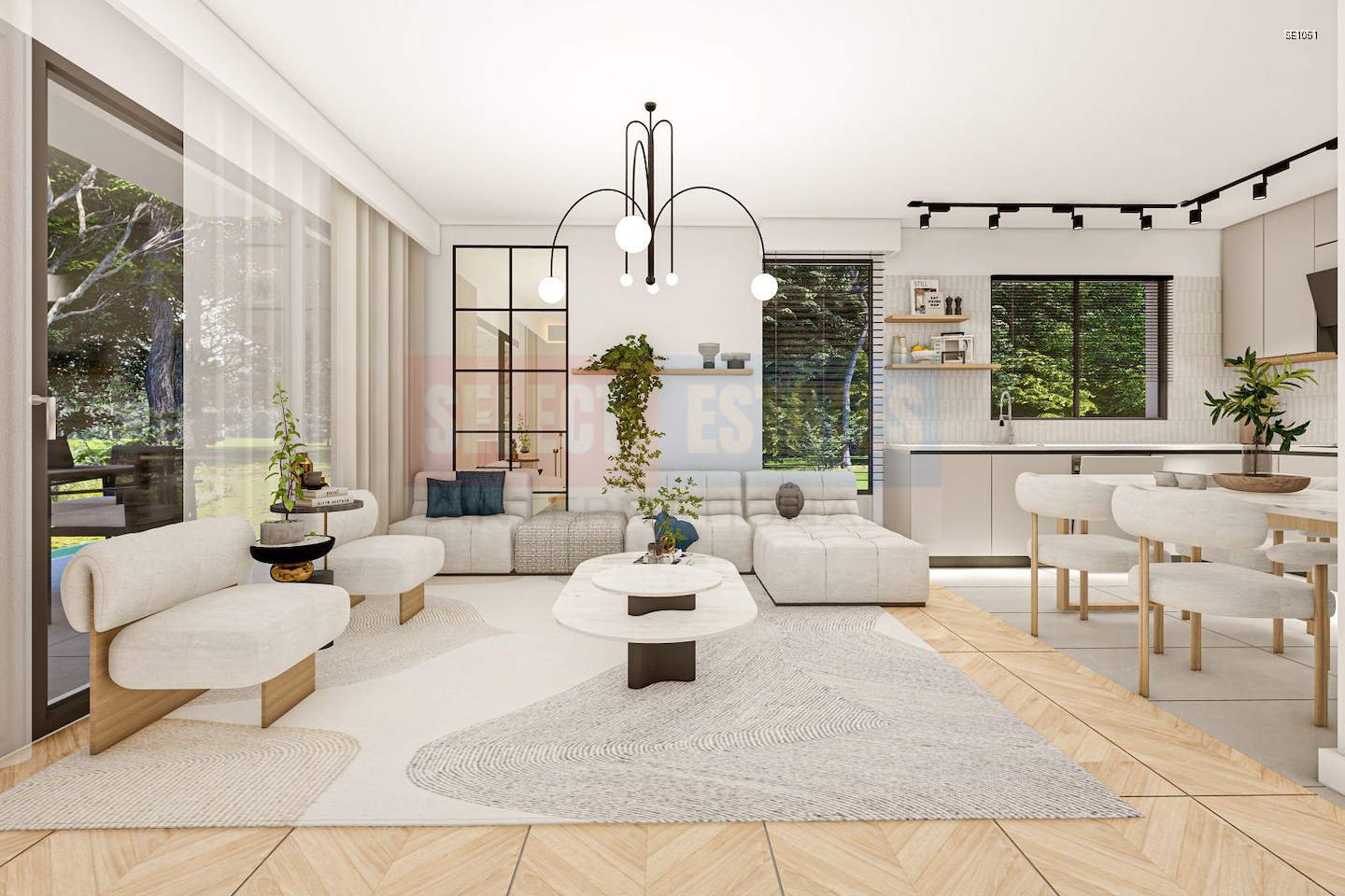 Modern Garden Apartment in Tuzla