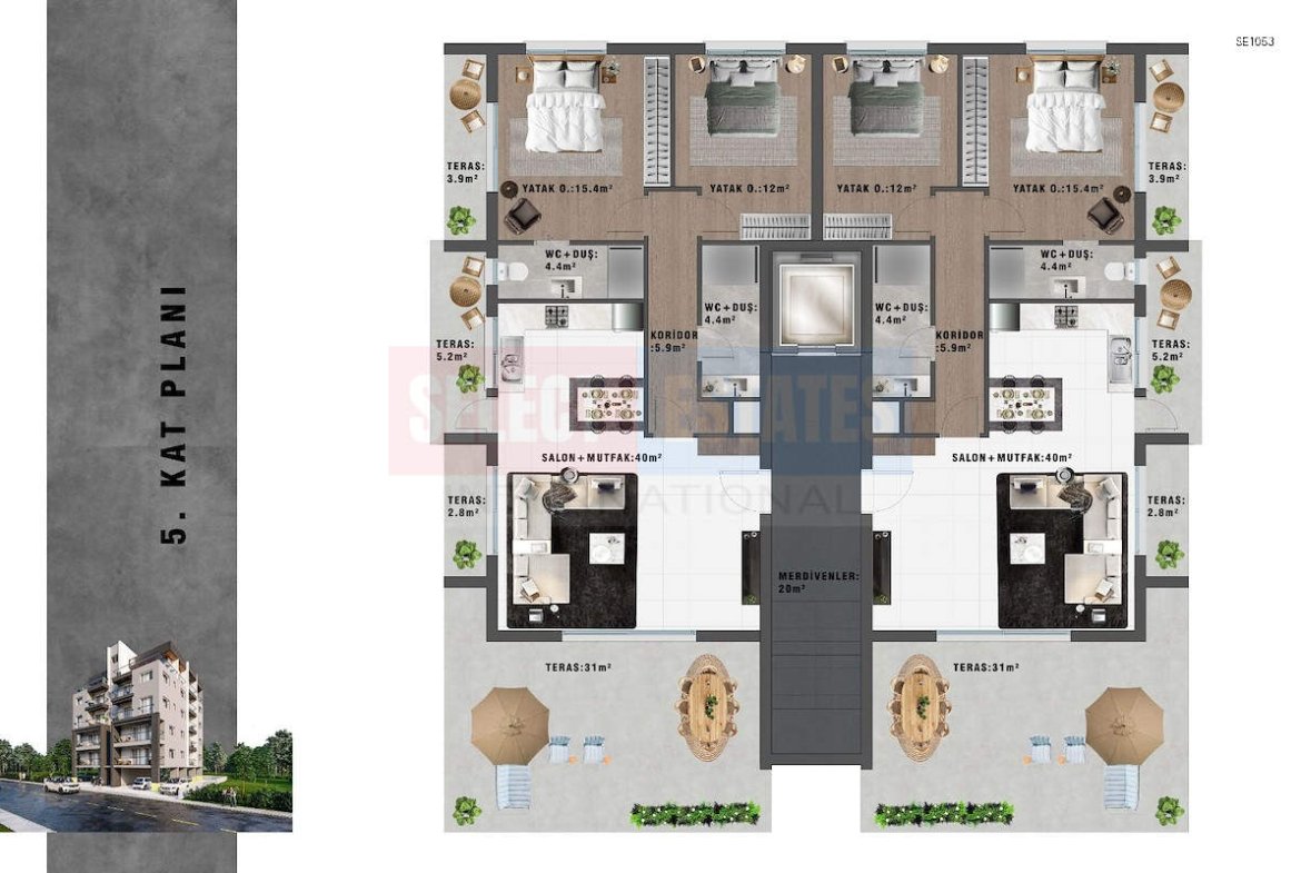 Luxury Penthouse in Famagusta Çanakkale