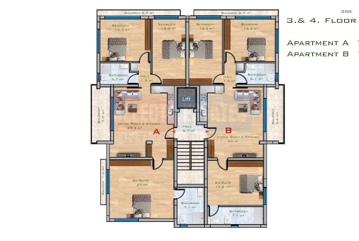 Ready Apartment in Famagusta Center