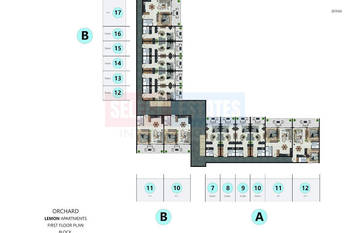 SE1066_022 Luxury Ready Studio Penthouse with Terrace