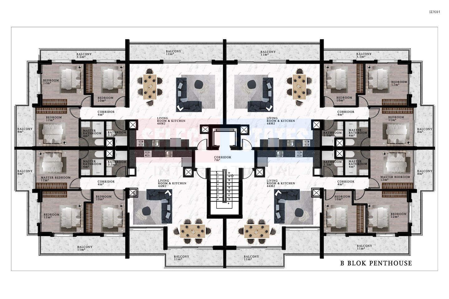 Modern Luxury Penthouse in Tuzla