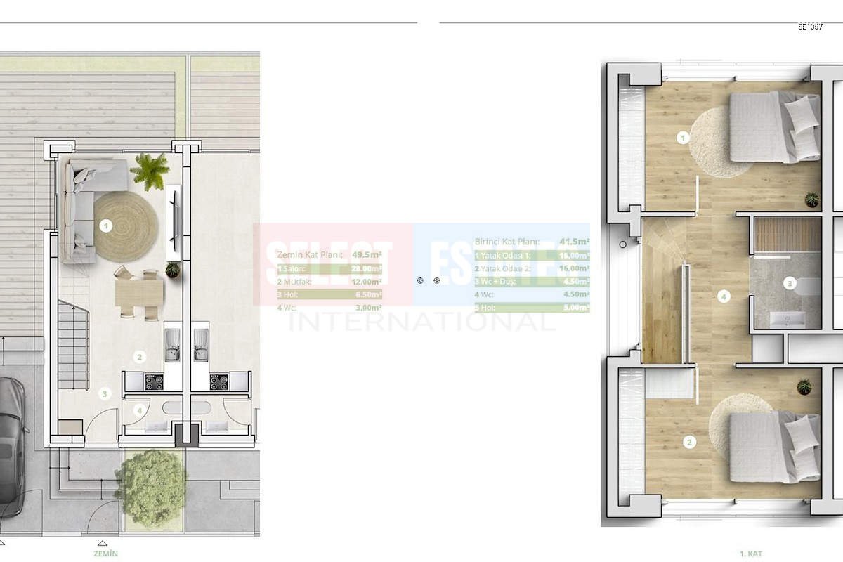 SE1097_027 Immediate Delivery Villa in Alsancak