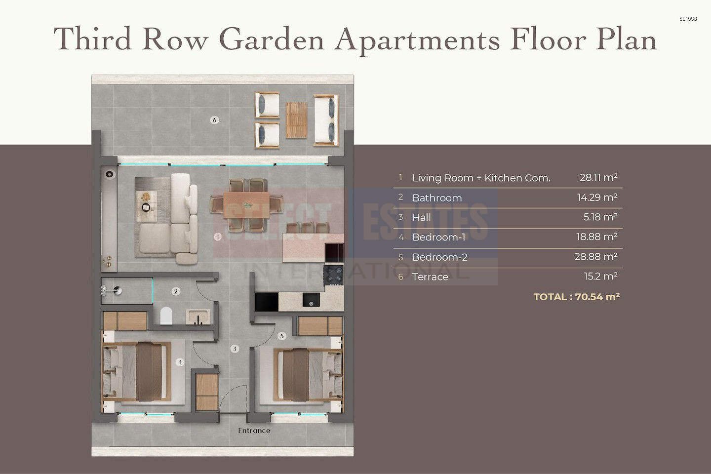 SE1098_017 Esentepe Seafront Garden Apartment