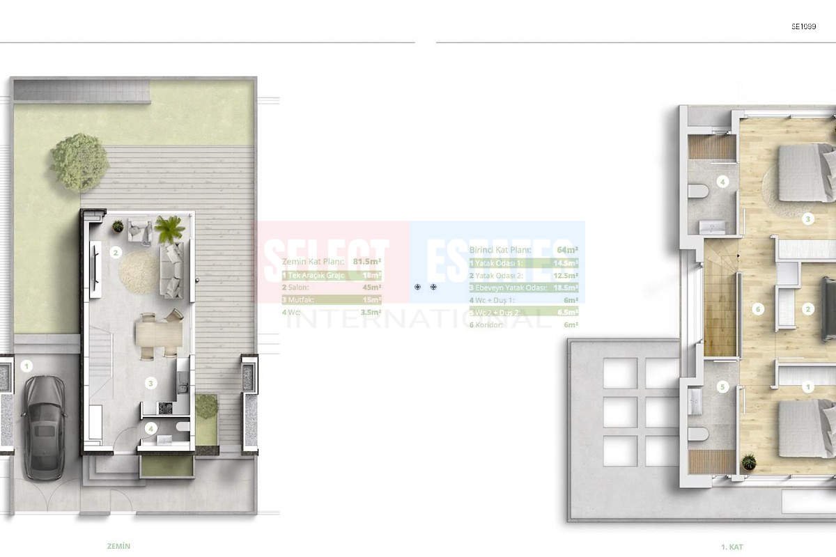 SE1099_027 Ready Villa with Sea View in Alsancak