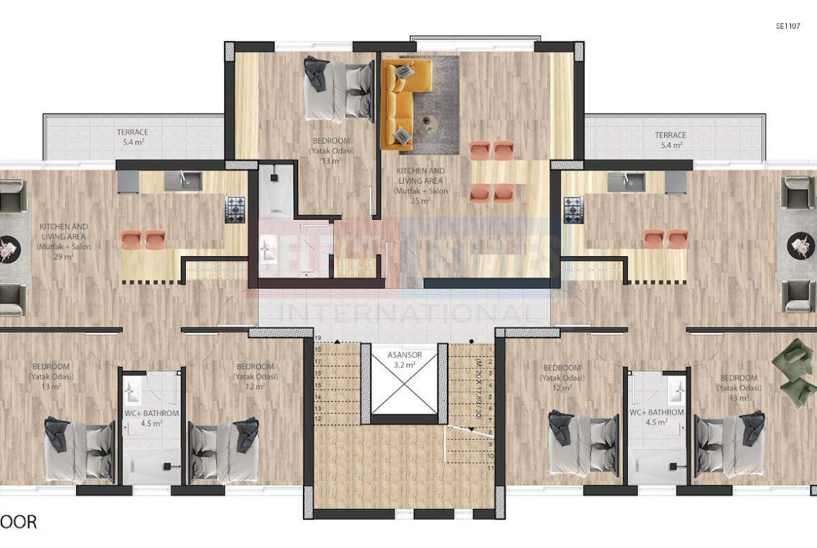 Modern Investment Apartment in Alsancak