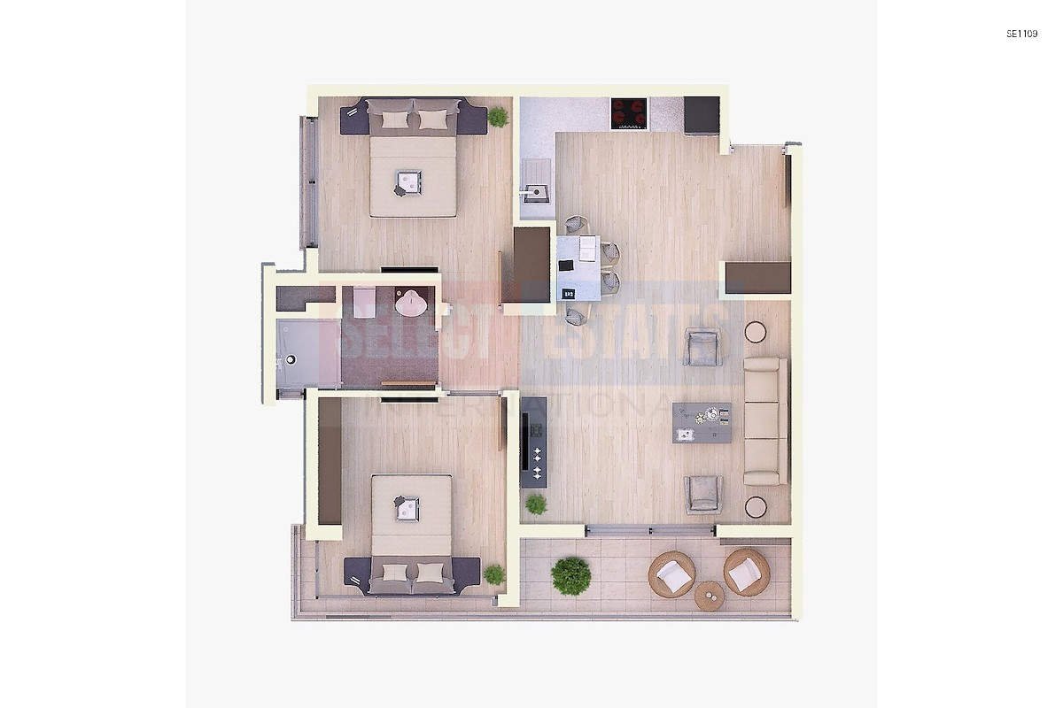 SE1109_032 İskele Long Beach Ready Apartment