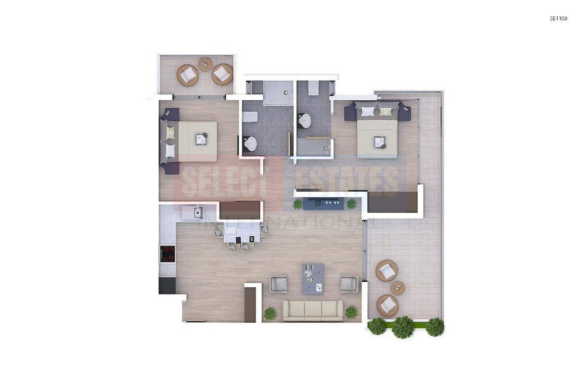 İskele Long Beach Ready Apartment