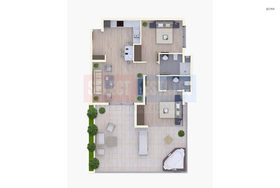 İskele Long Beach Ready Apartment