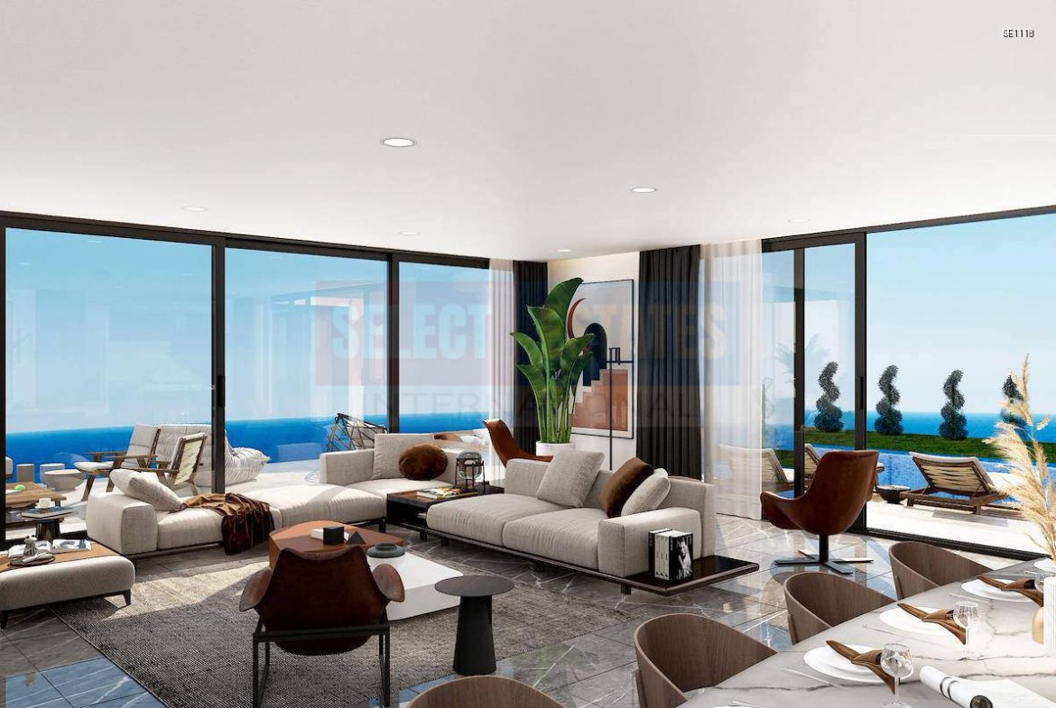 Luxury Villa with Sea View in Çatalköy