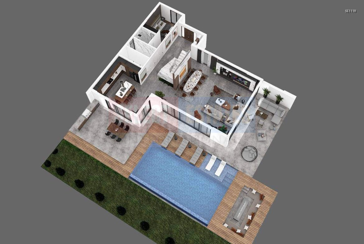 Luxury Villa with Sea View in Çatalköy
